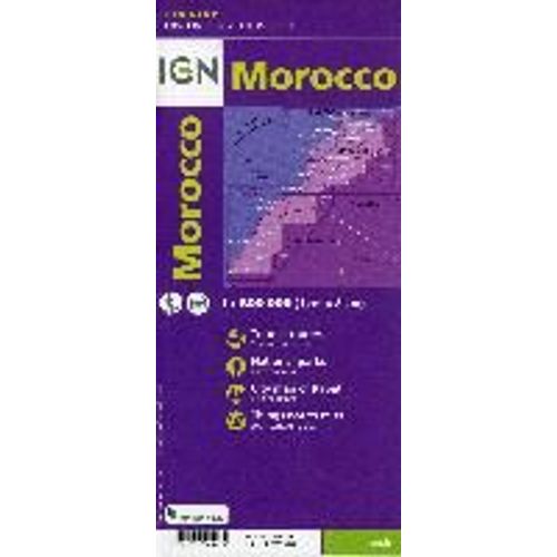 Carte Maroc 1:800 000