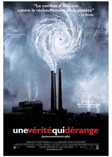 Affiche Cinéma Originale "Une Vérité Qui Dérange" 40x60cm Pliée