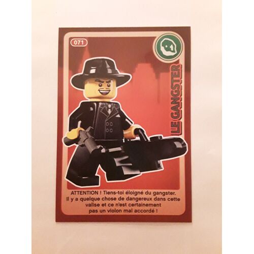 Carte Auchan Lego 71 / Le Gangster