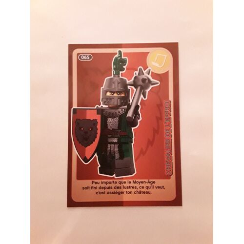 Carte Auchan Lego 65 / Chevalier De L'effroi