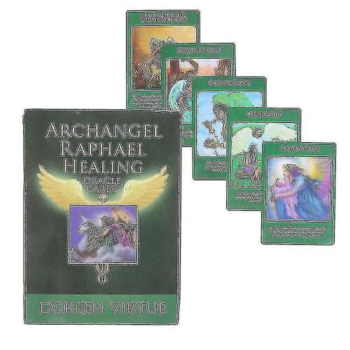 Archange Raphaël Guérison Oracle Cartes Tarot Carte Prophétie Divination Jeu De Société