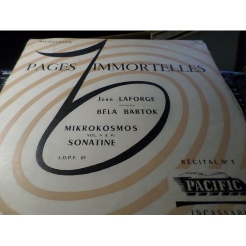 Bela Bartok - Pages Immortelles - Mikrokosmos Vol V Et Vi Sonatine