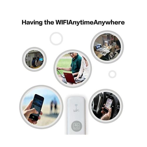 Dongle Wifi U6 4g, Prise En Charge Du Port D'antenne Externe 150m Usb Lte, Point D'accès Mobile, Route De La Carte Sim Portable