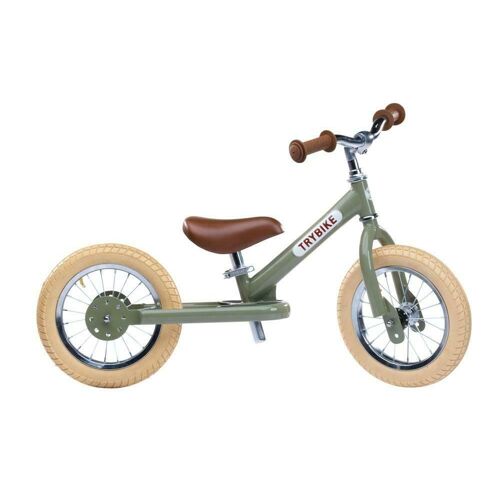 Tricycle Et Draisienne 2 En 1 Vintage Rouge - Trybike