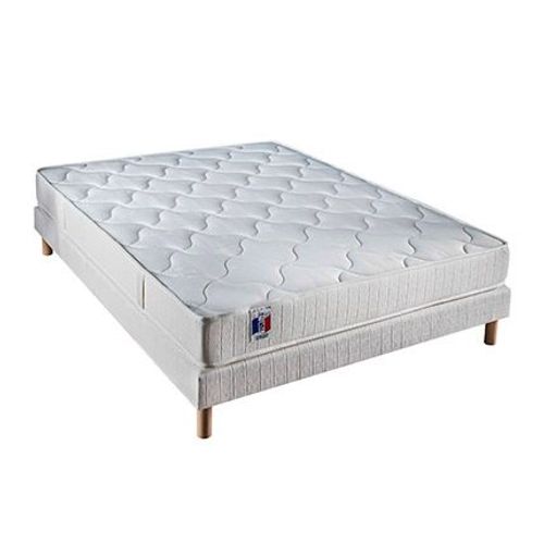 Ensemble Matelas Latex Ep15cm 140x190cm + Sommier
