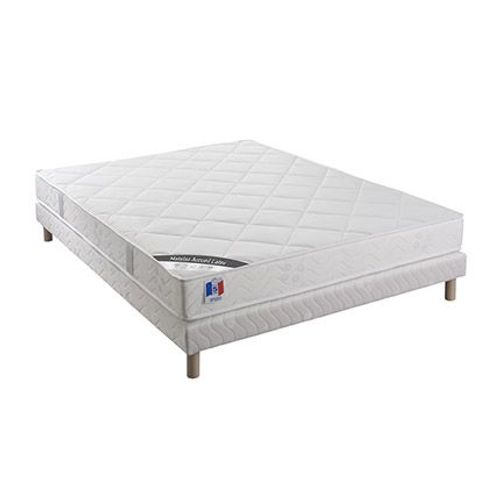 Ensemble Matelas Latex Ep15cm 140x190cm + Sommier