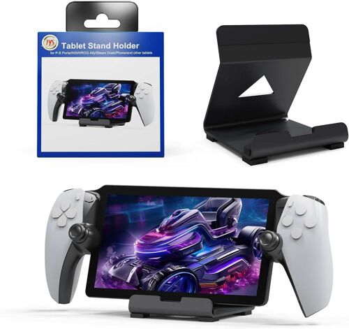Support Pour Sony Playstation Portal, Stand Base De Support, Support De Jeu En Alliage D'aluminium, Support Portable Antidérapant-Noir