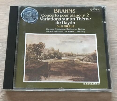 Concerto Pour Piano N°2 - Variations Sur Un Thème De Haydn - Emil Gilels - Chicago Symphony Orchestra.Reiner - The Philadelphia Orchestra.Ormandy - Johannes Brahms