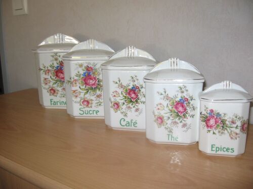 5 Boites Gigognes Porcelaine - Soceram Toulouse