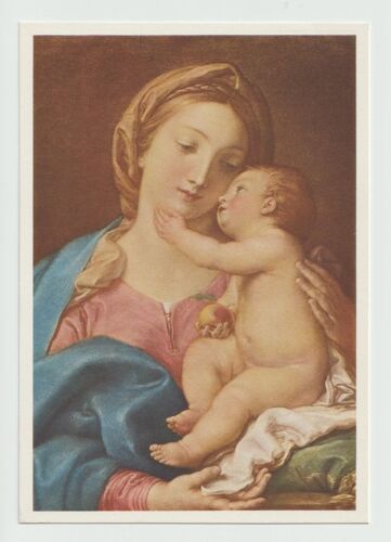 Carte Postale Madonna Col Bambino,Pompeo Batoni,Roma,Galleria Borghese