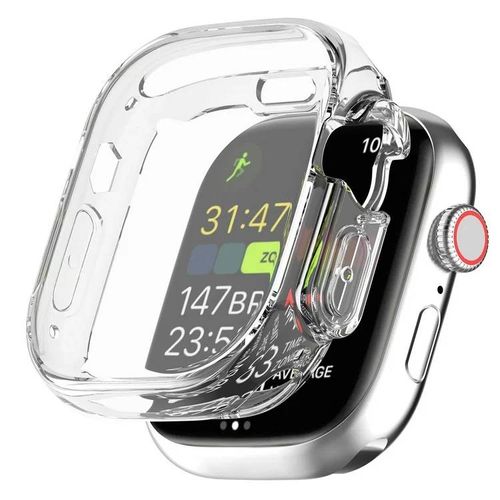 Coque En Tpu Pour Apple Watch Ultra 3 49mm,11 10 9 8 7 42mm 46mm 45mm 41mm,Verre De Protection Complet Pour Iwatch 6 5 4 Se 44mm.Transparent.Series 11-10 42mm