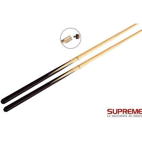 Lot 2 queues billard 1/2 de 123 cm