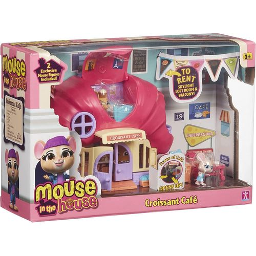 Millie & Friends Mouse In The House Croissant Café Playset
