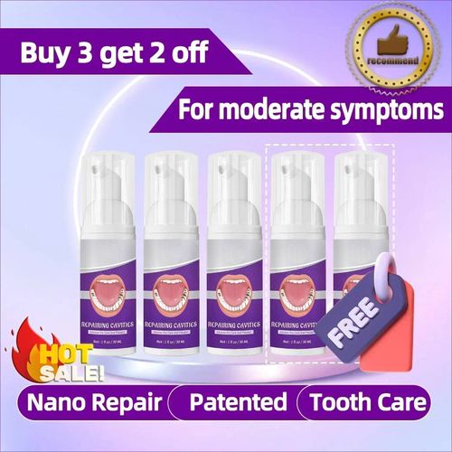 Dentifrice Pour Blanchiment Des Dents,Réparation Des Cavités,Caries,Élimination De La Plaque Saf,Réparation De La Carie,Traitement Des Dents,Calculs Dentaires 9273.Buy 3 Get 2 Free. Blanc