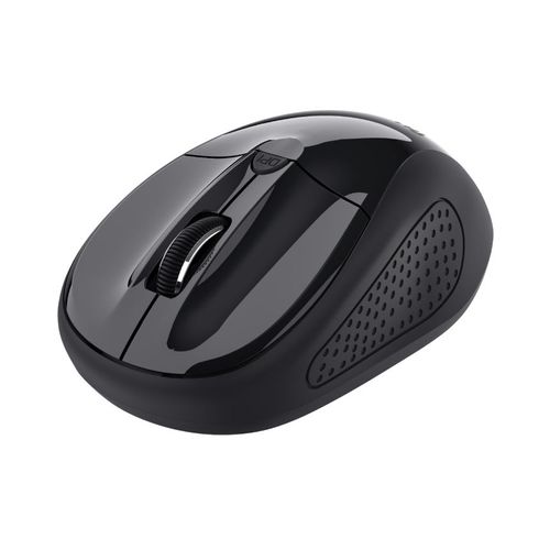 Trust - Souris - droitiers et gauchers - optique - 4 boutons - sans fil - 2.4 GHz - récepteur sans fil USB - noir