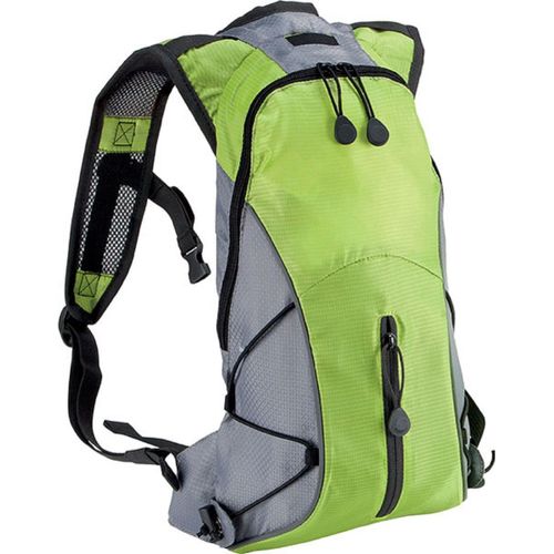 Sac à dos porte boisson - KI0111 - vert lime et gris