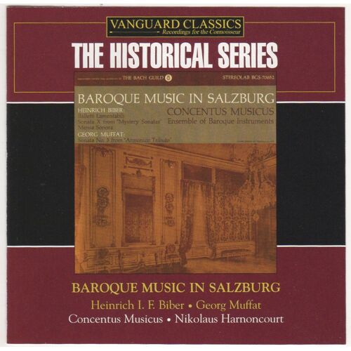 Baroque Music In Salzburg (Concertus Musicus Ensemble, H Biber, G. Muffat)