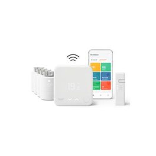 Thermostat connecté sans fil Kit de demarrage V3+ et 4 tetes thermostatiques