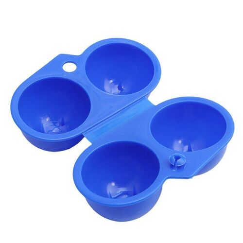 Boîte De Rangement D'?Ufs Pratique Conteneur De Randonnée En Plein Air Camping Transporteur Pour 2 oeufs étui En Plastique
