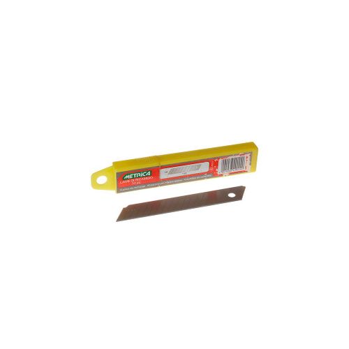10 lames de cutter Rubber Touch L. 110 x 18 x 0,5 mm - 49024 - Metrica