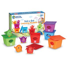 Compagnons D Apprentissage Peek-A-Bird De Learning Resources Activités Petite Enfance Jouets Éducatifs Jouet Éducatif Jouets D Enseignement Des Couleurs 15 Pi Ces Partir De 18 Mois