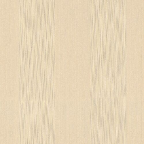 Papier peint à rayures Profhome 956605-GU papier peint textile texturé avec des rayures mat jaune 5,33 m2