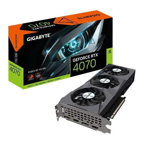 Gigabyte GV-N4070EAGLE OCV2-12GD Eagle OC V2 12G, GeForce RTX 4070, 12GB GDDR6X, PCI-Express