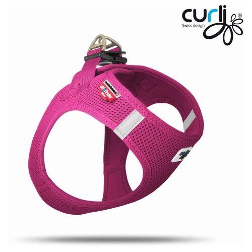 Harnais Veste Air-Mesh En Fuchsia Pour Chiens - Curli - L