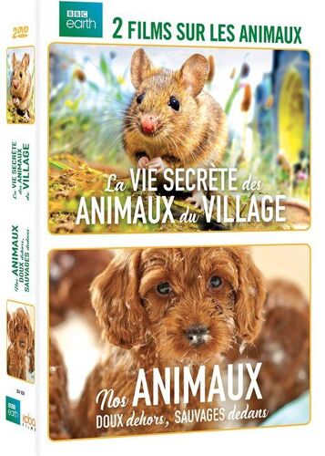 Nos Animaux : Doux Dehors, Sauvages Dedans + La Vie Secrète Des Animaux Du Village - Pack