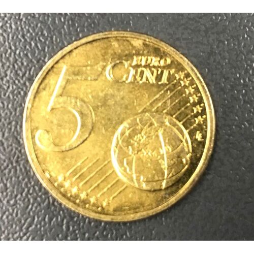 Pièce 5 Centimes Fautée 