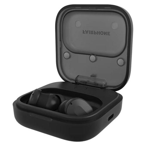 Fairphone Fairbuds - Écouteurs sans fil avec micro - intra-auriculaire - Bluetooth - Suppresseur de bruit actif - noir