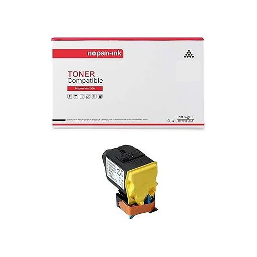 1 Toner pour Konica Minolta TNP50Y TNP-50Y Yellow 5000 Pages avec <Bizhub> C3100, C3100P