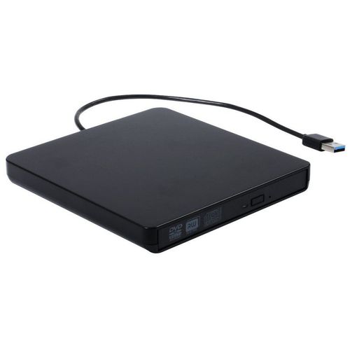 Qumox Graveur Lecteur de DVD externe portable USB 3.0 Lecteur de CD/DVD-RW Disqueur/graveur Windows Mac Laptop PC