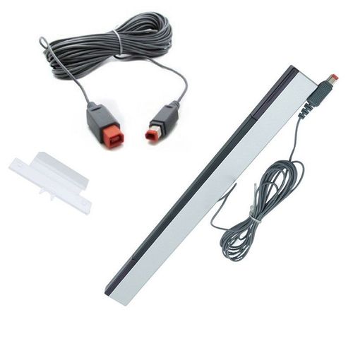 Sensor Bar Filaire Pour Nintendo Wii Et Wii U - 2,80 Mètres + Rallonge 3 Mètres