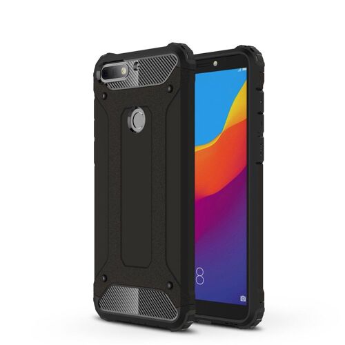 Coque Hybride pour Huawei Y7-2018 coloris noir