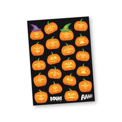Sticker Gommettes Halloween 44 Pièces