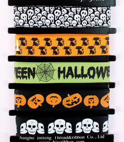 Ruban Halloween 1,5cm 5 Pièces