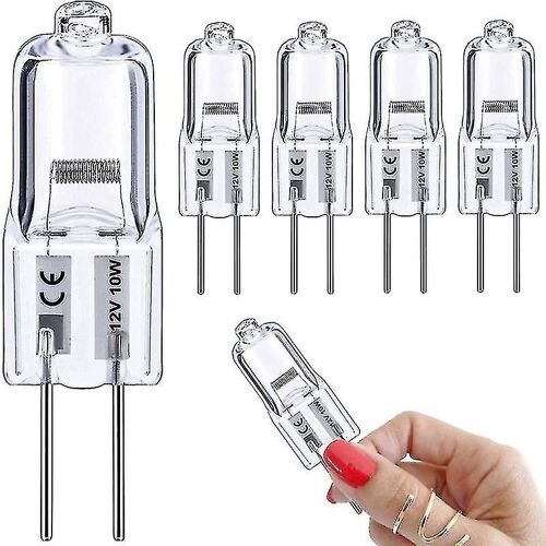 20pcs G4 Ampoules 10w Crystal Clear Halogen Bulb 2 Pin 12 Volt Bi-Pin Capsule Xenon Bulb