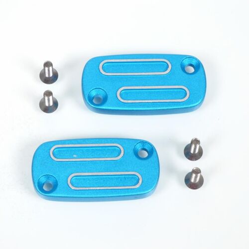 Paire Couvercle De Maître Cylindre Alu Bleu Tnt Scooter Peugeot 50 Tkr Neuf