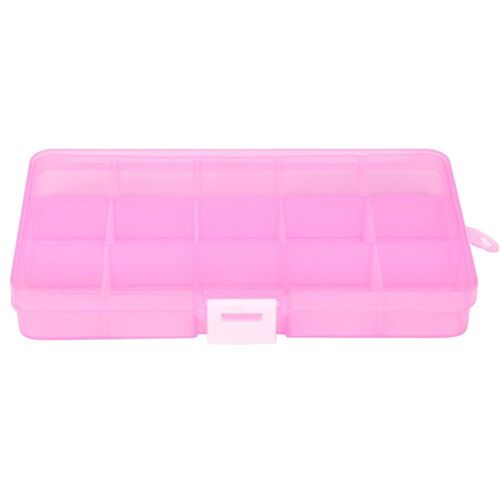Boîte De Rangement En Plastique 15 Fentes Boîte De Bijoux Ajustable étui Artisanat Organisateur Perle A Organisateur Boîte Bijoux Perles Accessoires 2020 # T2