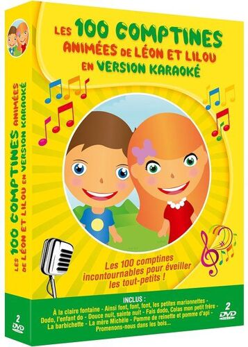 Les 100 Comptines Animées De Léon Et Lilou En Version Karaoké