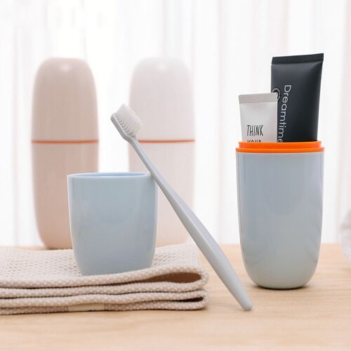 Xui Boîte De Rangement Brosse à Dents Boîte De Brosse à Dents, Portable Voyage Camping Brosse à Dents Dentifrice, Couvercle Conteneur Porte-Brosse à Dents, Accessoires De Voyage