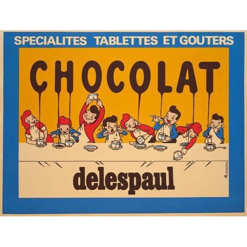 Affiche Delespaul Chocolat