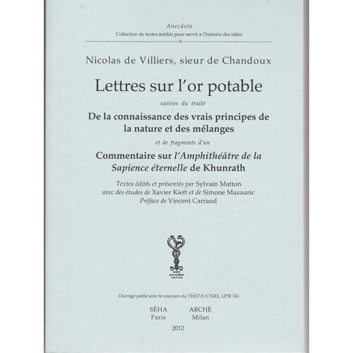 Lettres Sur L'or Potable