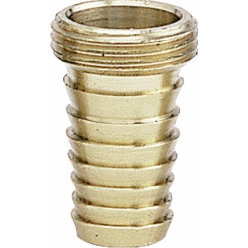 Douille cylindrique filetée laiton - filetage 20/27- diamètre 15mm ANQUIER