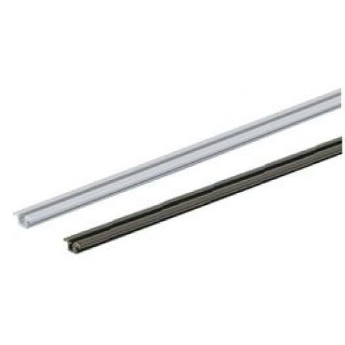 Rail de porte coulissante aluminium pour Slide-Line 55+ argent HETTICH