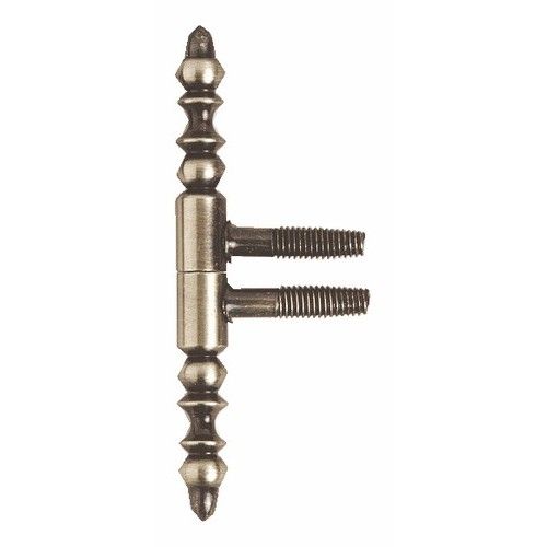Fiche - portes bois - n uds à vases - argent patiné - 13 mm BROS