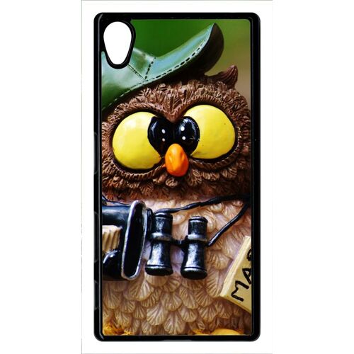 Coque Xperia Z5 - Chouette - Noir
