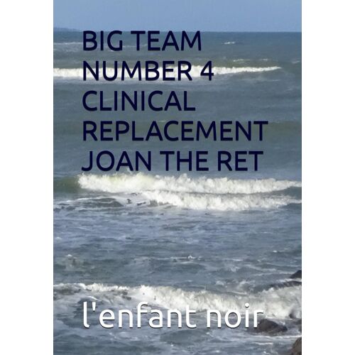 Big Team Number 4 Clinical Replacement Joan The Ret (Book In English Prohibited For Under 18s)