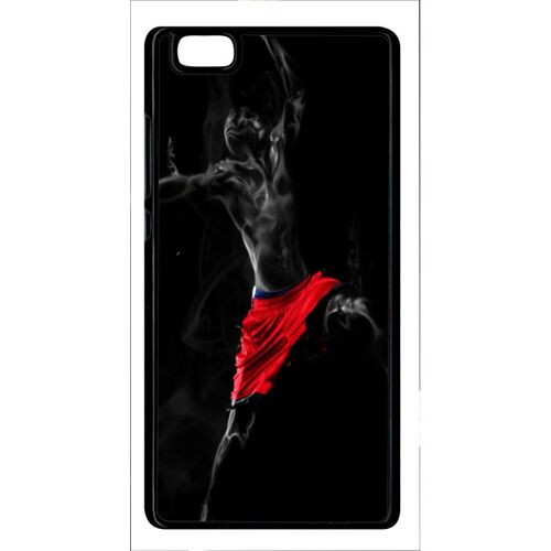 Coque pour smartphone - Basket - compatible avec huawei P8 Lite (2015) - Plastique - bord Noir